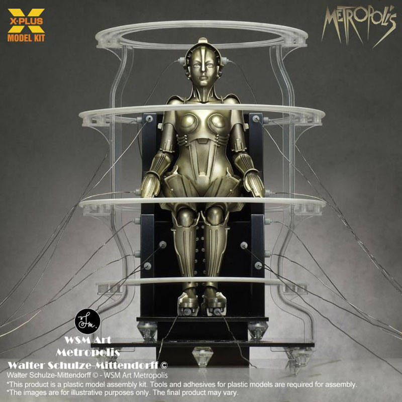 Metropolis Maschinenmensch Maria Robot Seated Version w/Chair & Base