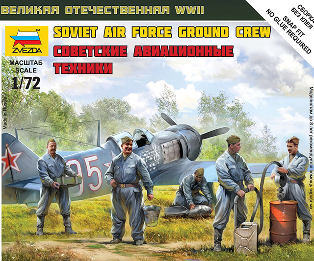 WWII Soviet Airforce Ground Crew