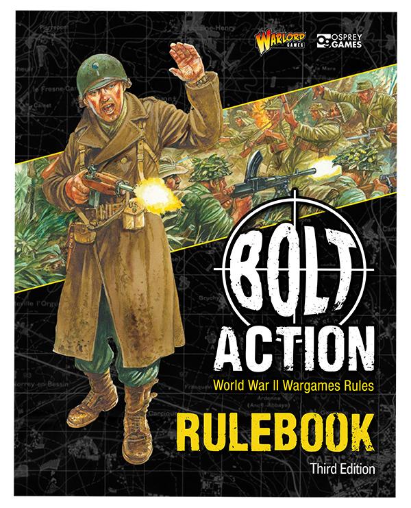Bolt Action: Third Edition Rulebook w/ Francis S. Currey Special Miniature
