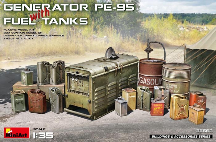Generator PE95 w/Fuel Tanks