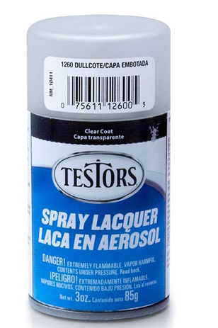 Testors Dullcote Matt Lacquer Aerosol Spray - 90ml, Single Can –  Marionville Models