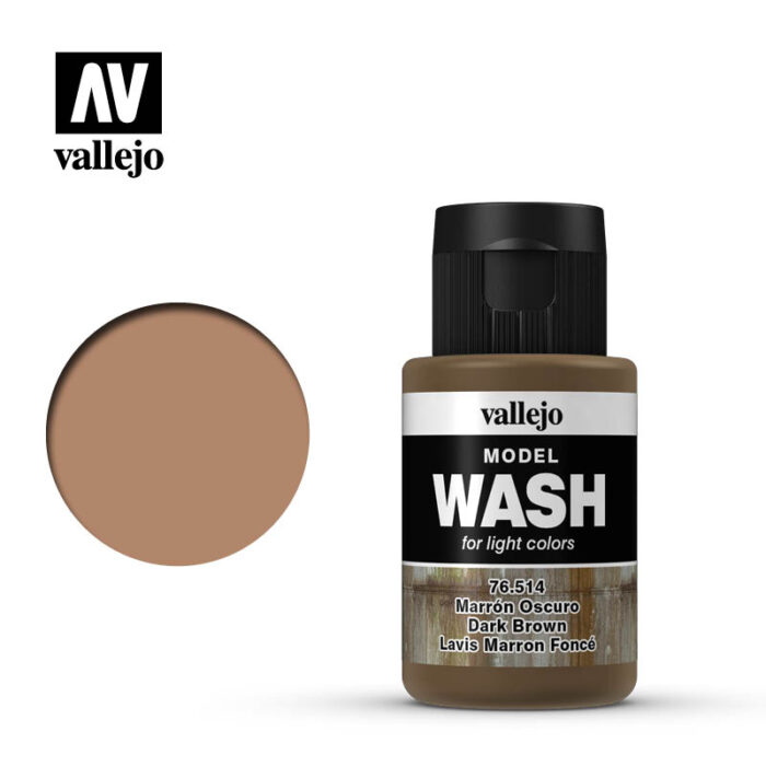Vallejo Wash FX - Dark Brown (35ml)