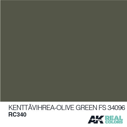 AK Interactive Real Colors Field Green FS34097 Acrylic Lacquer Paint 10ml  Bottle 