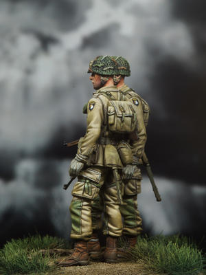 Michigan Toy Soldier Company : MJ Miniatures - WW2 US Paratrooper (3)